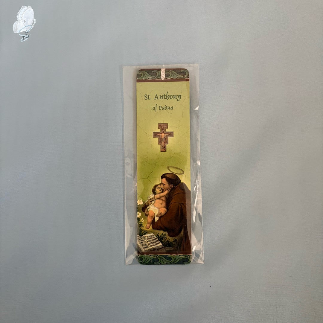 Catholic Saint Bookmark | Gloss Card with Tassel