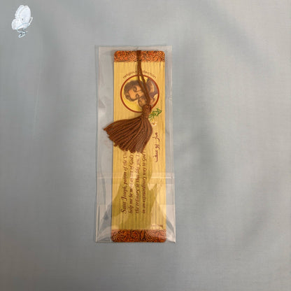 Catholic Saint Bookmark | Gloss Card with Tassel