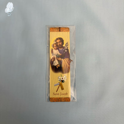 Catholic Saint Bookmark | Gloss Card with Tassel
