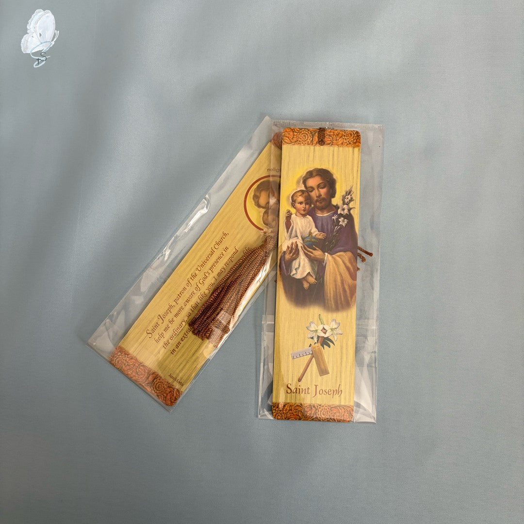 Catholic Saint Bookmark | Gloss Card with Tassel