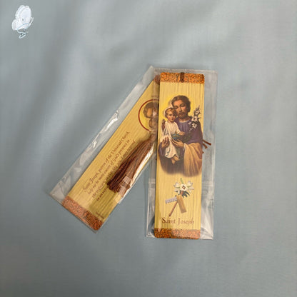 Catholic Saint Bookmark | Gloss Card with Tassel