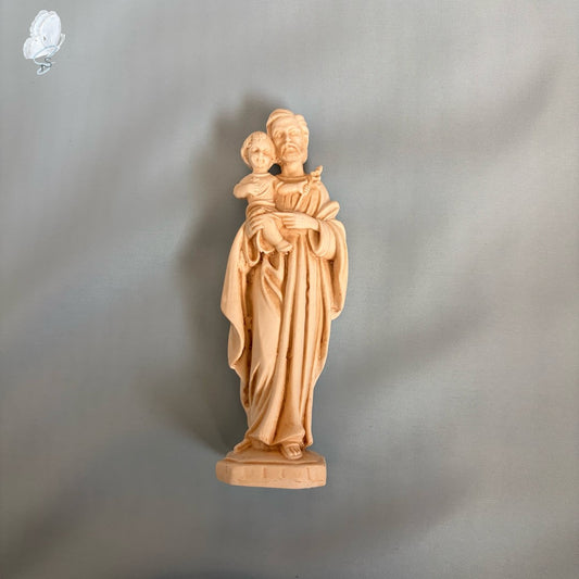 St Joseph Statue | Antique White Finish