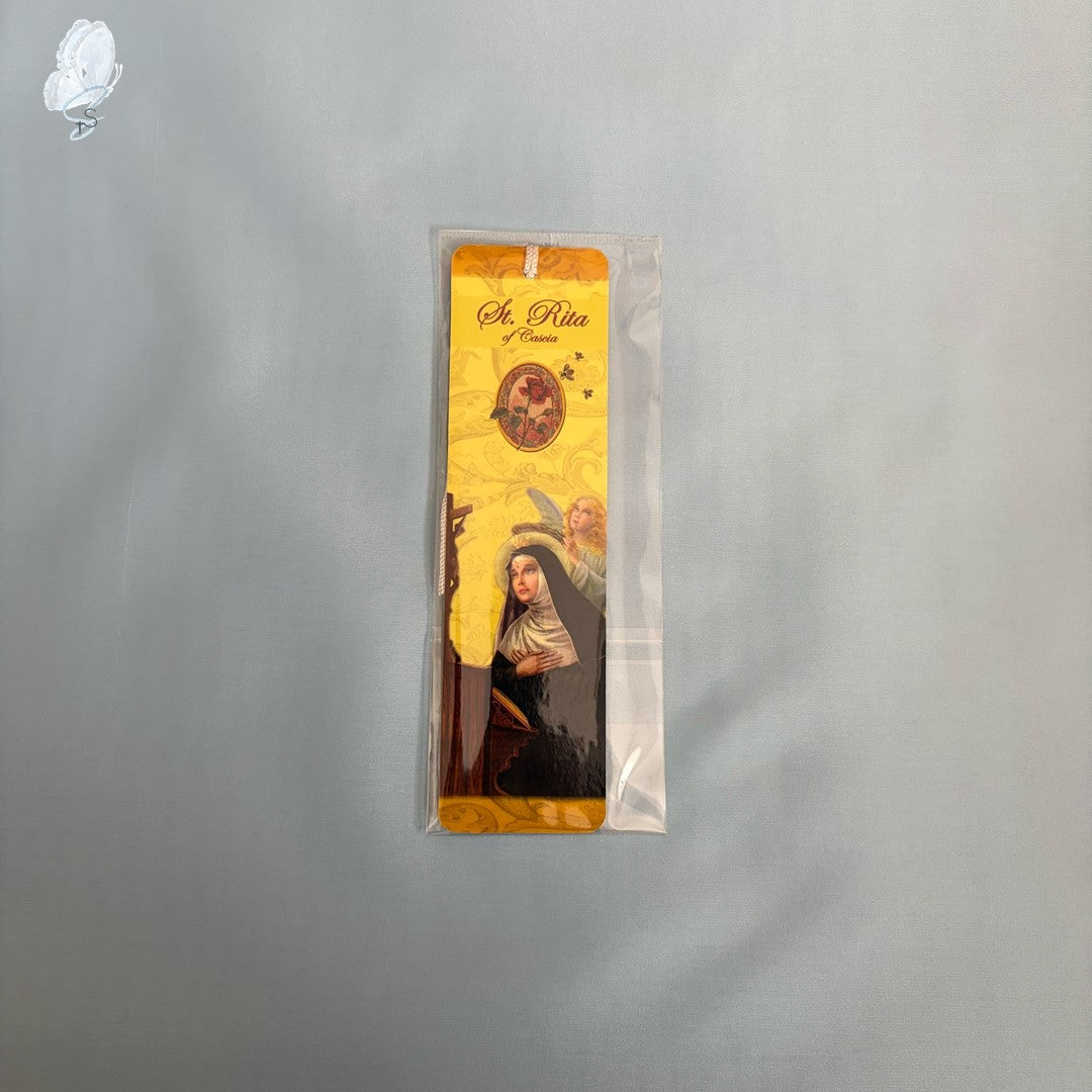 Catholic Saint Bookmark | Gloss Card with Tassel