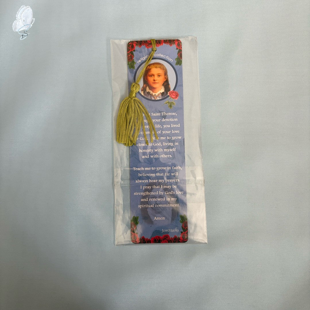 Catholic Saint Bookmark | Gloss Card with Tassel