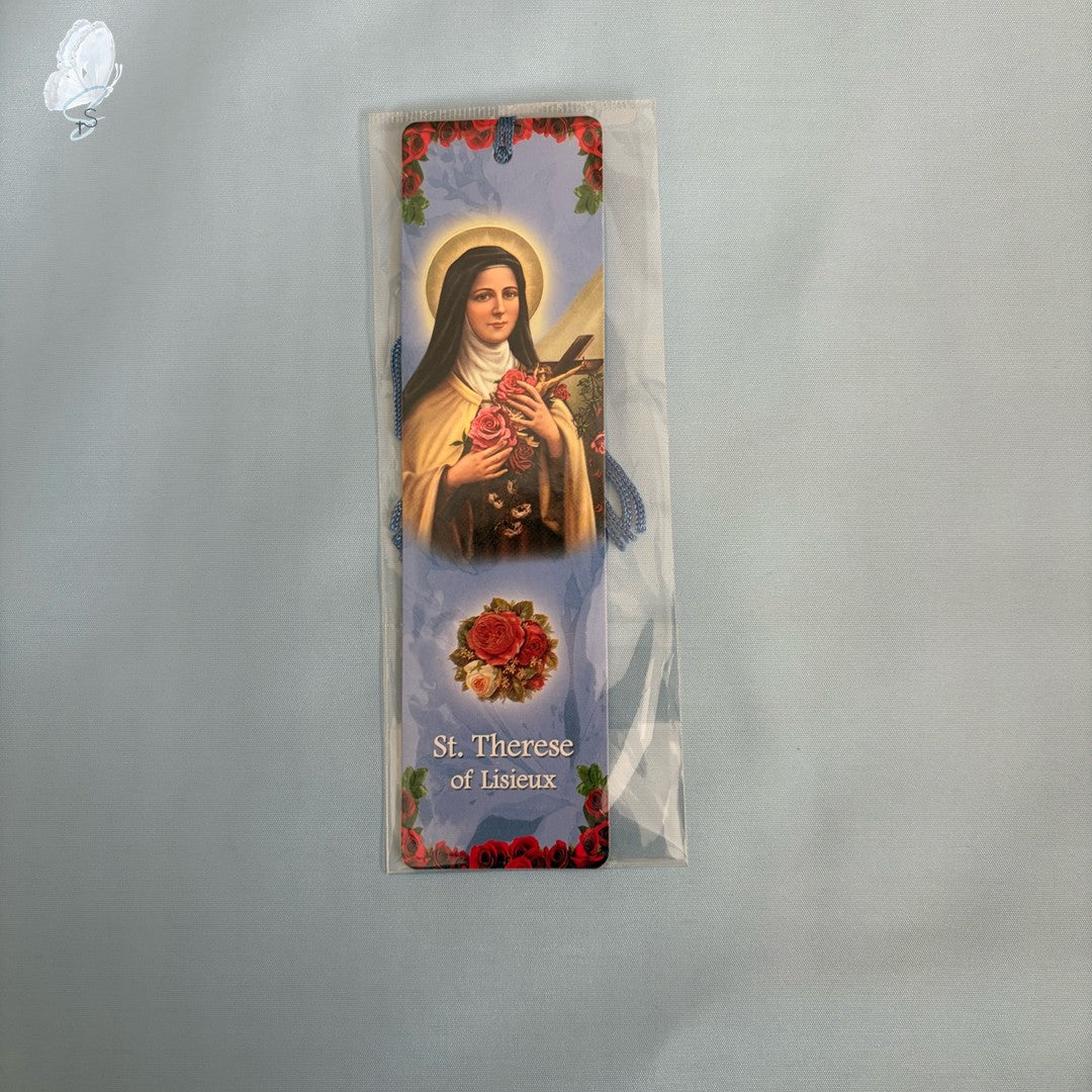 Catholic Saint Bookmark | Gloss Card with Tassel