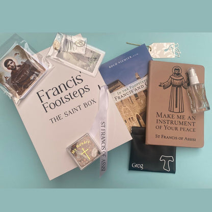 SAINT BOX: Custom Saint Sets | Midi and Large Gift Box | Confirmation Gift Set