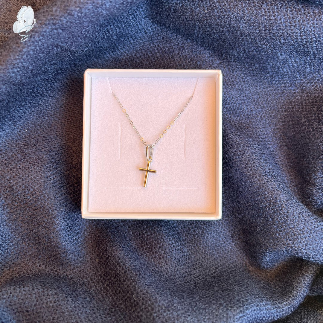 Sterling Silver Necklace with Cross