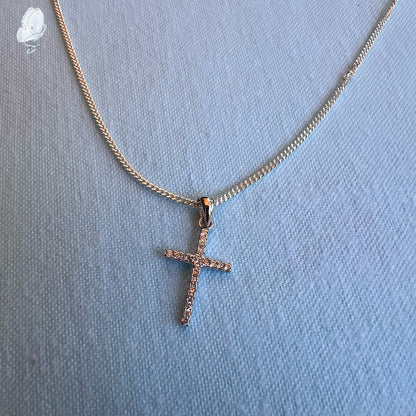 Sterling Silver Necklace with Cross