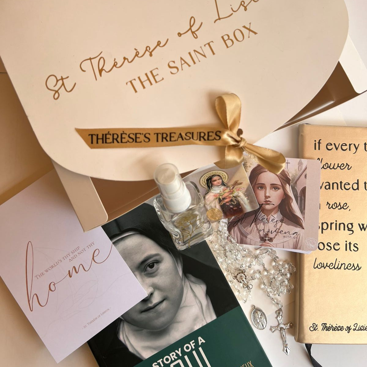 SAINT BOX: Custom Saint Sets | Midi and Large Gift Box | Confirmation Gift Set