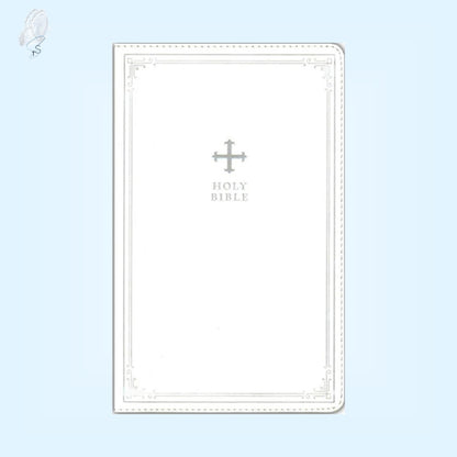 White NRSV Catholic Bible (Imitation Leather)