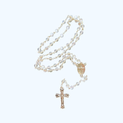 Confirmation Rosary with Dove and Crucifix