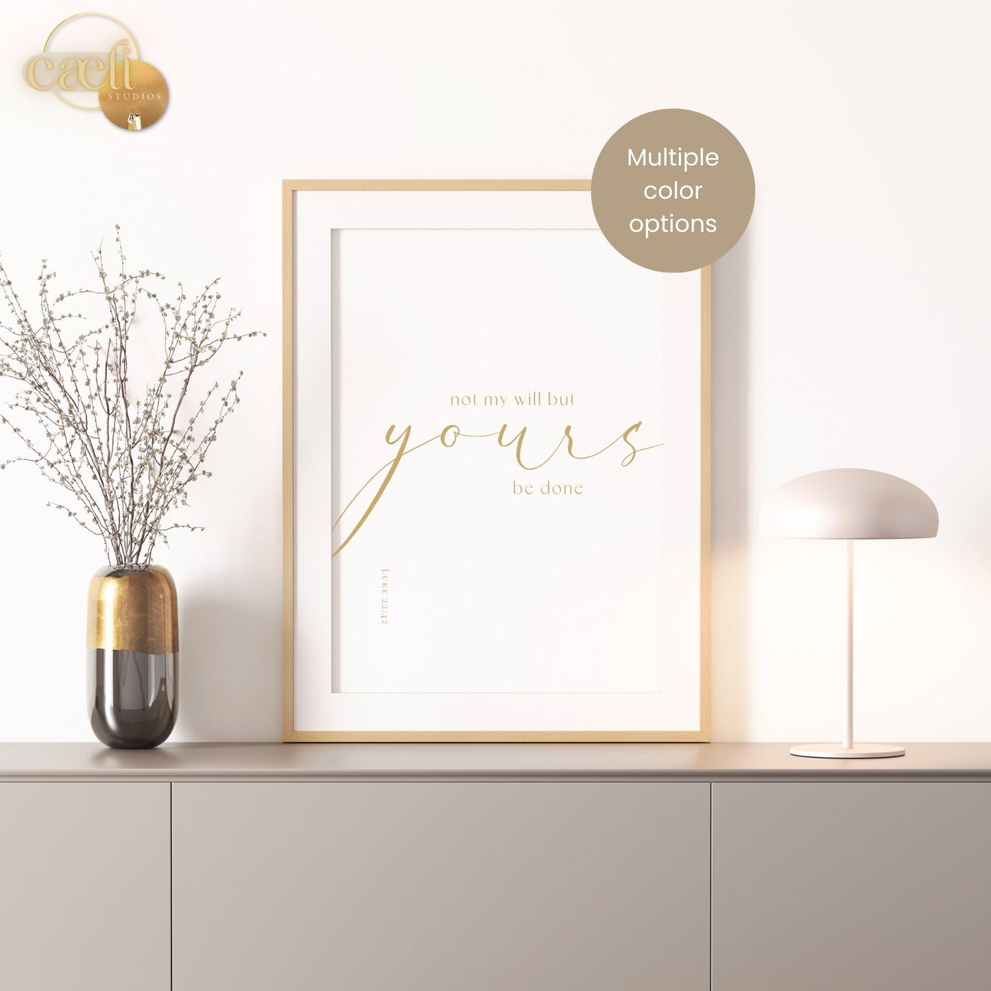 Not my will but Yours be done - Luke 22:42 | Wall Art