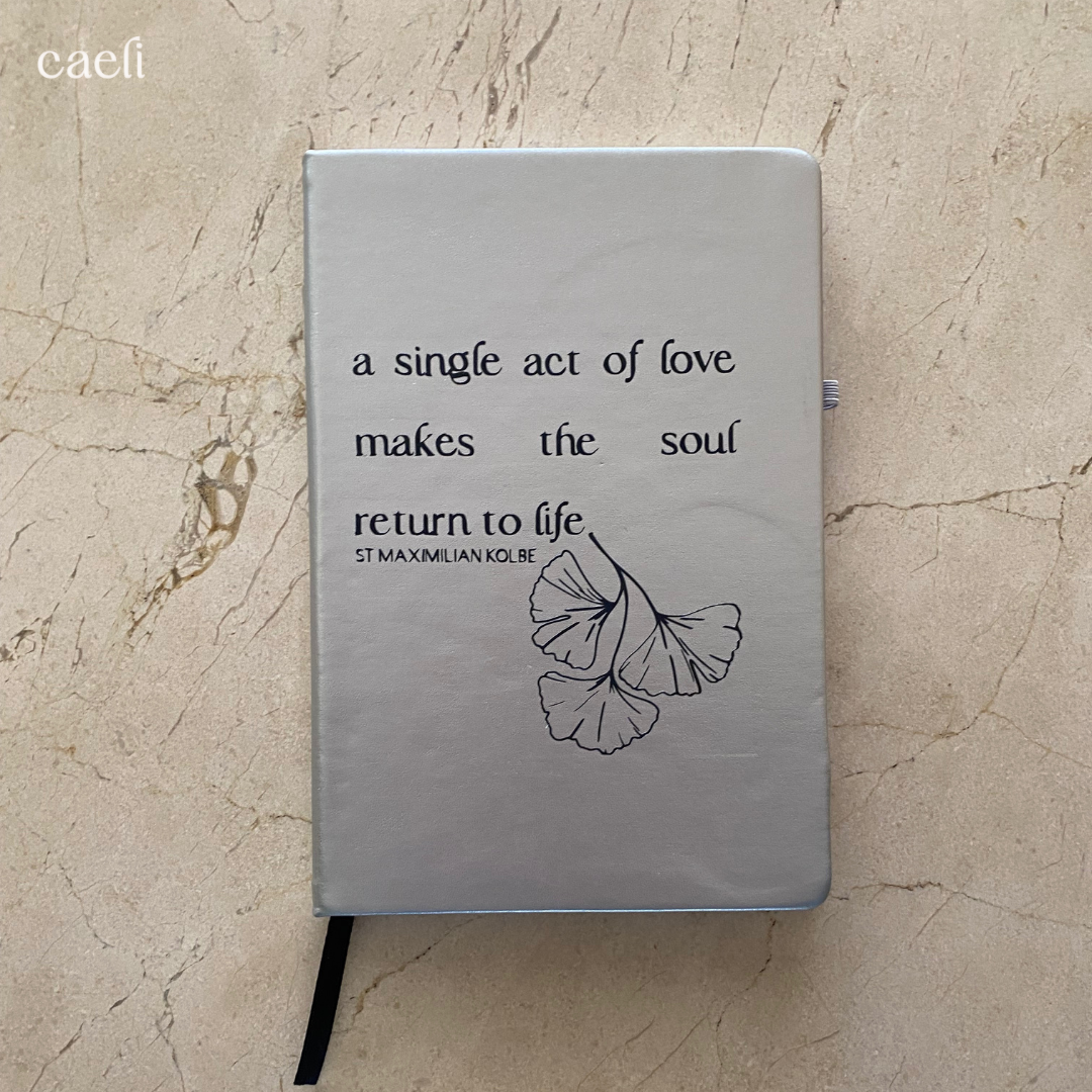 St Maximilian Kolbe Quote | A5 Notebook