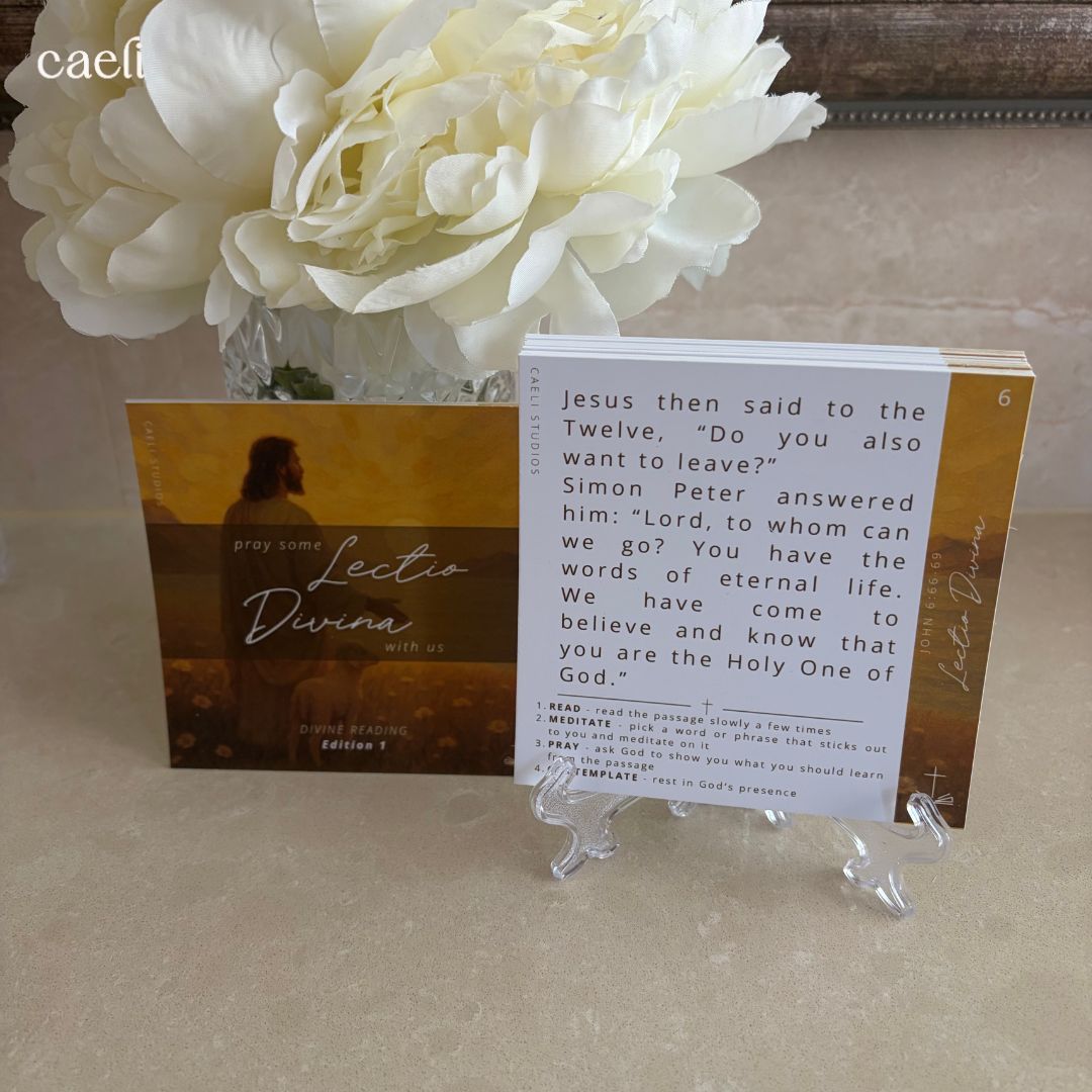 Pocket Prayers - Lectio Divina Scripture Set | Devotional with 30 Verses and Guide