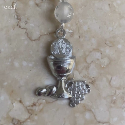 First Holy Communion Rosary | Caeli Studios Handcrafted Rosary