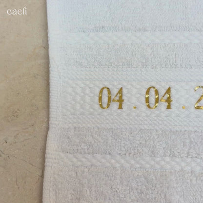 Personalised Baptism Towel | Christening Towel | RCIA Gift