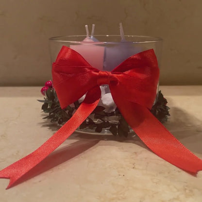 The Advent Nest | Mini Advent and Christmas Wreath | Compact Modern Advent Wreath