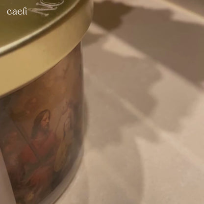 Glorious Mysteries Candle | Mater Luminis Collection | Visio Divina Art Candle | Mysteries of the Rosary Candle