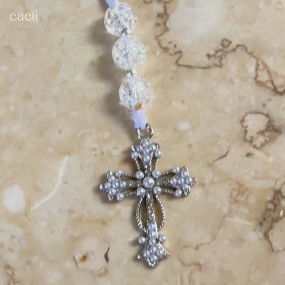 Lumen Rosary | 5 Decade Full Rosary | Dark to Light Beads