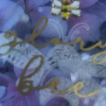 Busy Bee Collection | Glory Bee Acrylic Key Ring | Christian Acrylic Keychain