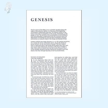 White NRSV Catholic Bible (Imitation Leather)