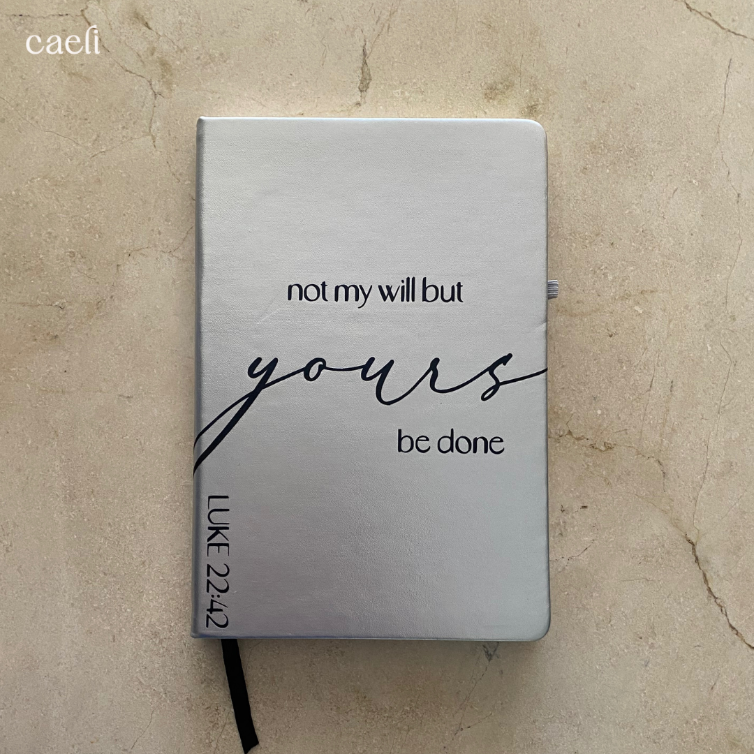 Not my will but Yours Notebook | A6 or A5 Notebook | Luke 22:42 | Personaliseable